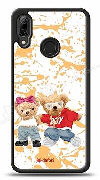 Dafoni Art Huawei P20 Lite Style Couple Teddy Kılıf - 1