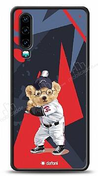 Dafoni Art Huawei P30 Baseball Bear Kılıf - 1