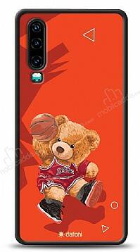 Dafoni Art Huawei P30 Basketball Bear Kılıf - 1