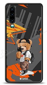 Dafoni Art Huawei P30 Cool Teddy Bear Kılıf - 1