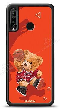 Dafoni Art Huawei P30 Lite Basketball Bear Kılıf - 1