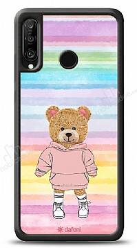 Dafoni Art Huawei P30 Lite Chic Teddy Bear Kılıf - 1