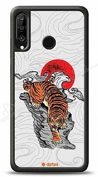 Dafoni Art Huawei P30 Lite Roaring Tiger Kılıf - 1