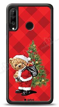 Dafoni Art Huawei P30 Lite Santa Bear Kılıf - 1