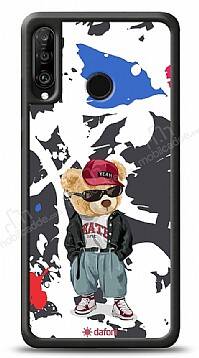 Dafoni Art Huawei P30 Lite Sporty Teddy Bear Kılıf - 1