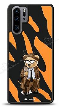 Dafoni Art Huawei P30 Pro Detective Teddy Bear Kılıf - 1