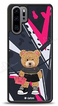 Dafoni Art Huawei P30 Pro Rock And Roll Teddy Bear Kılıf - 1