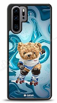 Dafoni Art Huawei P30 Pro Skating Teddy Bear Kılıf - 1