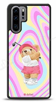 Dafoni Art Huawei P30 Pro Tennis Girl Bear Kılıf - 1