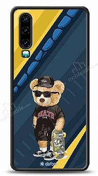 Dafoni Art Huawei P30 Skate Bear Kılıf - 1