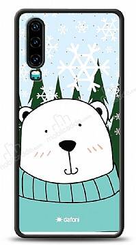 Dafoni Art Huawei P30 Snow Bear Kılıf - 1