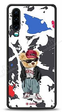 Dafoni Art Huawei P30 Sporty Teddy Bear Kılıf - 1