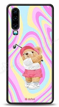 Dafoni Art Huawei P30 Tennis Girl Bear Kılıf - 1