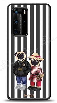 Dafoni Art Huawei P40 Cool Pugs Kılıf - 1