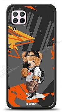 Dafoni Art Huawei P40 Lite Cool Teddy Bear Kılıf - 1