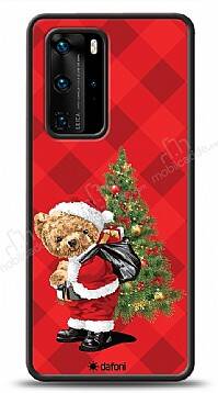 Dafoni Art Huawei P40 Pro Santa Bear Kılıf - 1