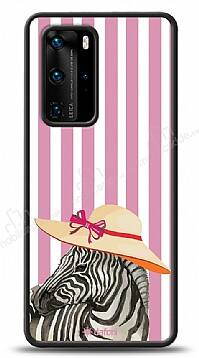 Dafoni Art Huawei P40 Pro Zebra Fashion Kılıf - 1