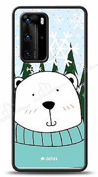 Dafoni Art Huawei P40 Snow Bear Kılıf - 1