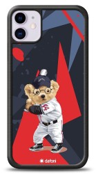 Dafoni Art iPhone 11 Baseball Bear Kılıf - 1