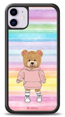 Dafoni Art iPhone 11 Chic Teddy Bear Kılıf - 1