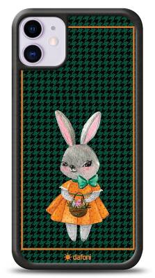 Dafoni Art iPhone 11 Lady Rabbit Kılıf - 1