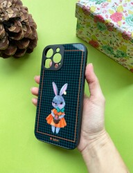 Dafoni Art iPhone 11 Lady Rabbit Kılıf - 3