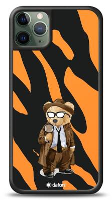 Dafoni Art iPhone 11 Pro Detective Teddy Bear Kılıf - 1