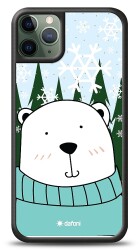 Dafoni Art iPhone 11 Pro Max Snow Bear Kılıf - 1