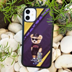 Dafoni Art iPhone 11 Pro Skate Bear Kılıf - 4