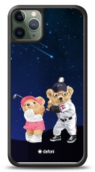 Dafoni Art iPhone 11 Pro Sporty Couple Teddy Kılıf - 1