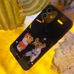 Dafoni Art iPhone 11 Pro Sporty Couple Teddy Kılıf - 2