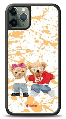 Dafoni Art iPhone 11 Pro Style Couple Teddy Kılıf - 1