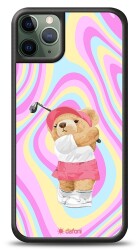 Dafoni Art iPhone 11 Pro Tennis Girl Bear Kılıf - 1