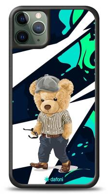 Dafoni Art iPhone 11 Pro Thoughtful Teddy Bear Kılıf - 1