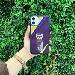 Dafoni Art iPhone 11 Skate Bear Kılıf - 3