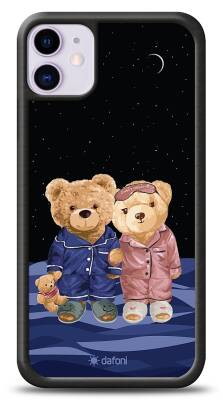 Dafoni Art iPhone 11 Under The Stars Teddy Bears Kılıf - 1