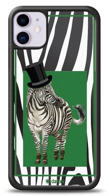 Dafoni Art iPhone 11 Zebra Pattern Kılıf - 1