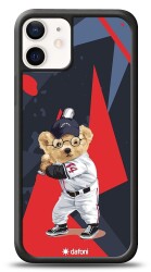 Dafoni Art iPhone 12 Mini 5.4 inç Baseball Bear Kılıf - 1