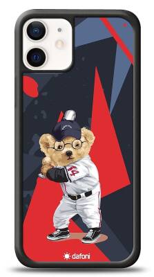 Dafoni Art iPhone 12 Mini 5.4 inç Baseball Bear Kılıf - 1