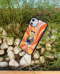 Dafoni Art iPhone 12 Mini 5.4 inç Bear Effect Kılıf - 2