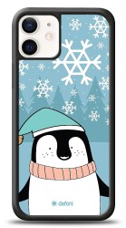 Dafoni Art iPhone 12 Mini 5.4 inç Cold Penguin Kılıf - 1