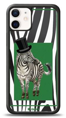 Dafoni Art iPhone 12 Mini 5.4 inç Zebra Pattern Kılıf - 1