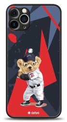 Dafoni Art iPhone 12 Pro 6.1 inç Baseball Bear Kılıf - 1