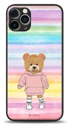 Dafoni Art iPhone 12 Pro 6.1 inç Chic Teddy Bear Kılıf - 1