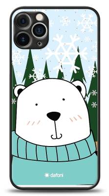 Dafoni Art iPhone 12 Pro 6.1 inç Snow Bear Kılıf - 1