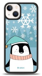 Dafoni Art iPhone 13 Mini Cold Penguin Kılıf - 1