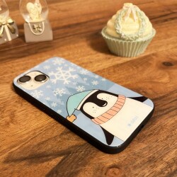 Dafoni Art iPhone 13 Mini Cold Penguin Kılıf - 5