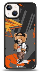 Dafoni Art iPhone 13 Mini Cool Teddy Bear Kılıf - 1