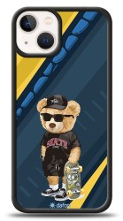 Dafoni Art iPhone 13 Mini Skate Bear Kılıf - 1