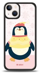 Dafoni Art iPhone 13 Mini Smiling Penguin Kılıf - 1